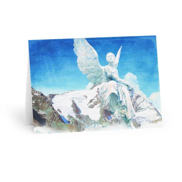 Frosty Mountain Winter Angel