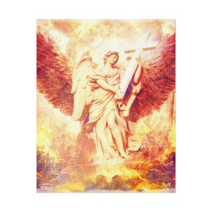 Angel Wings of Fire Wall Art