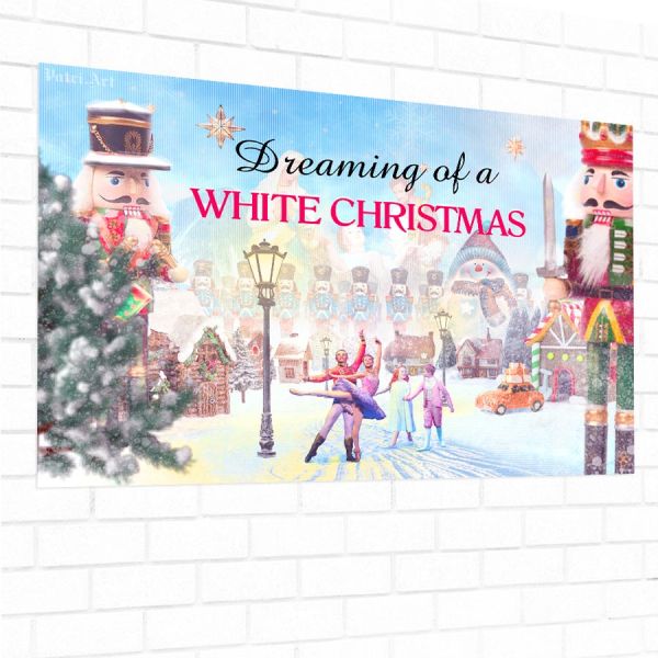 patriart white christmas poster 1